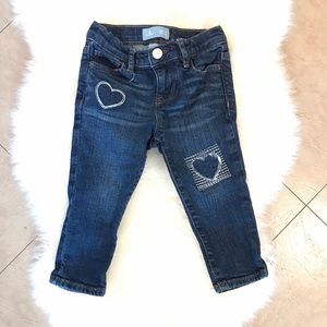 EUC toddler Gap embroidered jeans